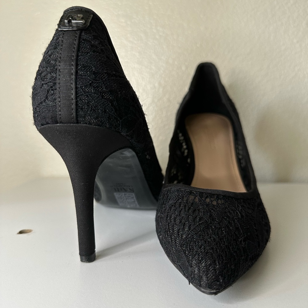Karl Lagerfeld - Black lace Heels